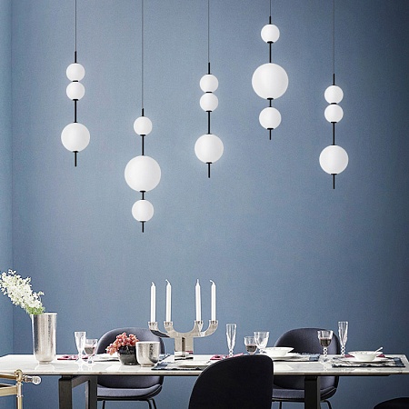 Подвесной Светильник White Beads Pendant Imperiumloft 85415-22 - фото