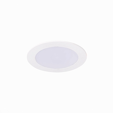 Св-к встр. Белый LED 1*6W 4000K 370Lm Ra80 110° IP20 D120xH8 90-265V ST209.548.06 - фото