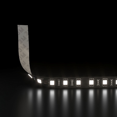 Светодиодная лента 120 Led 9,6 Вт IP20, 6500K холодный белый, 5 м 2835 24V 120Led 9,6W IP20 Black Elektrostandard - фото
