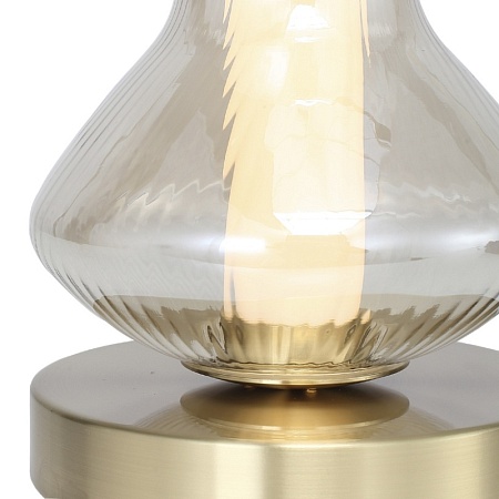 Прикроватная лампа ST-Luce золото/коньячный LED 1*6W 3000K SL6136.204.01 - фото