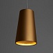Светильник потолочный Feron ML1858 Barrel BELL levitation на подвесе 1,7 м  MR16 35W 230V, золото черный - фото