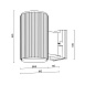 Настенный светильник (бра) Outdoor Rando O419WL-01GR - фото