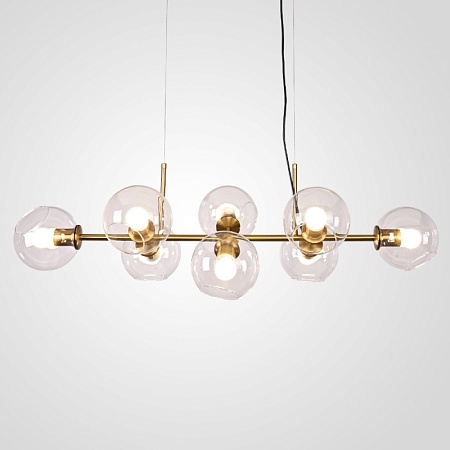 Люстра Staggered Glass Chandelier 8 Imperiumloft 107263-22 - фото
