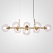Люстра Staggered Glass Chandelier 8 Imperiumloft 107263-22 - фото