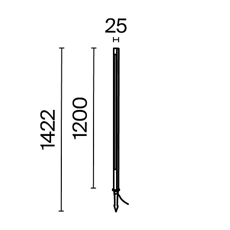 Ландшафтный светильник Outdoor Pole O440FL-L18GF3K - фото