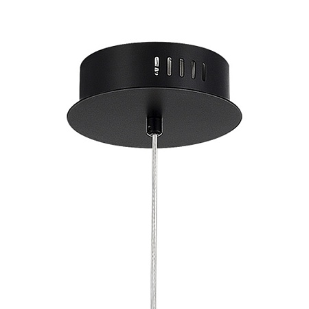 Светильник подвесной ST-Luce Черный/Белый, Дымчатый LED 1*8W 3000K SL6130.403.06 - фото