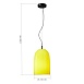 Светильник подвесной ST-Luce Черный/Желтый E27 1*60W SL2001.423.01 - фото