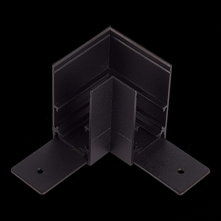 Угол-соединитель для подвесного / накладного магнитного шинопровода ST-Luce Черный ST007.419.00 - фото