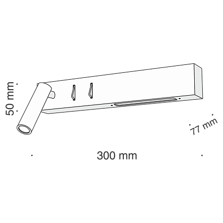 Настенный светильник (бра) Technical C031WL-L8B3K - фото