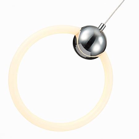 Подвес ST-Luce Хром/Белый,Хром LED 1*15W 3000K SL1578.103.01 - фото