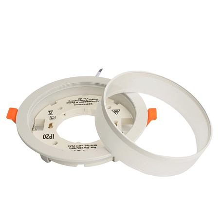 Светильник встраиваемый Feron DL700  потолочный GX70 белый круг - фото