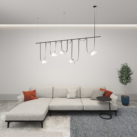 Светильник на шине Denkirs BELTY FLOW DK5561-WH+BK - фото