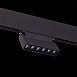Магнитный трековый светильник Черный LED 1*6W 3000K 532Lm Ra>80 36° IP20 L120xW22xH108 ST364.436.06 - фото