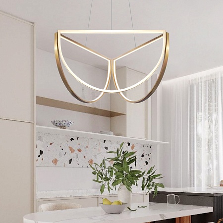 Подвесной Светильник Solana Light 3 Gold Imperiumloft 193448-23 - фото