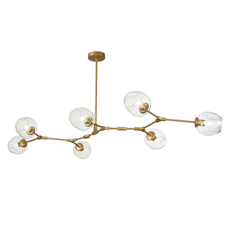 Светильник подвесной Золотистый/Прозрачный E27 7*40W SLE154823-07 - фото