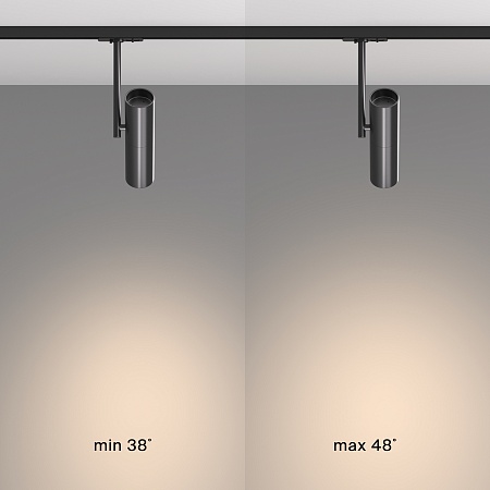 Трековая система Technical однофазная для натяжного потолка чёрная 300x300x300 TS-Z-300-TR005-1-GU10-B