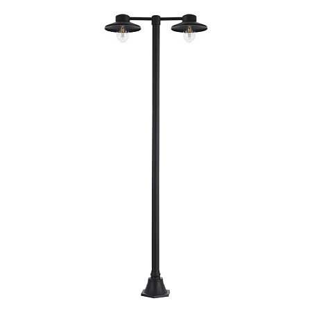 Светильник напольный ST-Luce темно-серый/прозрачный E27 2*60W SL9542.705.02 - фото