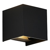 Светильник уличный настенный ST-Luce черный/черный LED 1*10W 2700K SL9513.401.01