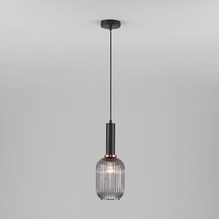 Подвесной акцентный светильник Eurosvet 50181/1 дымчатый - фото