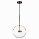 Светильник подвесной ST-Luce Латунь/Прозрачный LED 1*14W 3000K SL1133.223.01 - фото