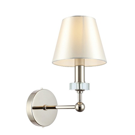 Светильник настенный ST-Luce Никель/Белый E14 1*40W SL1755.151.01 - фото