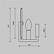 Настенный светильник (бра) Maytoni Marmo MOD099WL-01G2 - фото