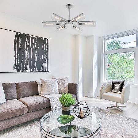 Потолочный светильник Eurosvet 70144/6 хром - фото