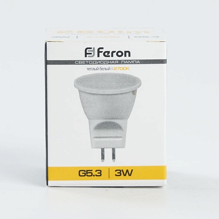 Лампа светодиодная Feron LB-271 MR11 G5.3 3W 230V 2700K - фото