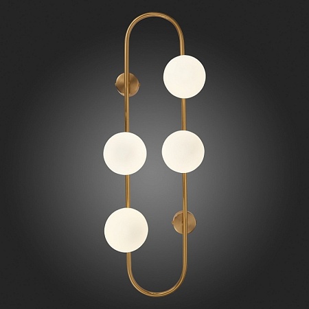 Бра ST-Luce Латунь/Белый G9 4*5W SL1149.301.04 - фото