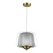 Светильник подвесной ST-Luce Латунь/Серый, Прозрачный LED 1*18W 3000K SL6127.313.01 - фото