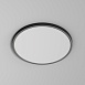 DK6522-BK Накладной светильник THIN, IP40, 36W, 3000K/4000K/6500K, переключатель цветовой температуры на корпусе, черный, полимер - фото