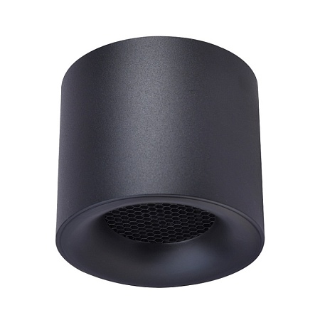 Светильник потолочный черный LED 1*10W 4000K 530Lm Ra 36° IP20 D80xH70 170-240VV ST761.443.10 - фото