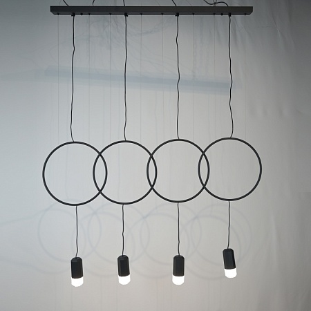 Подвесной Светильник Forvet Black L4 Imperiumloft 290496-26 - фото