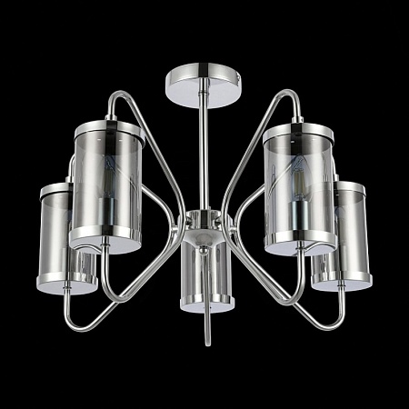 Светильник потолочный Хром/Дымчатый E14 5*40W SLE102302-05 - фото