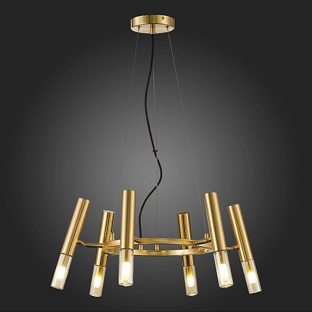 Люстра подвесная ST-Luce Золотистый/Коньячный, Золотистый G9 LED 6*5W SL1236.203.06 - фото