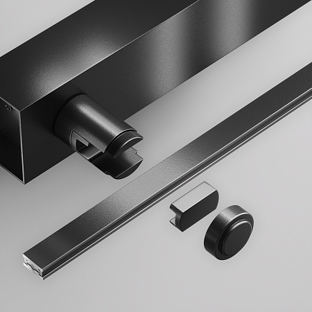 Основание настенное Wall для блока питания с вводом питания Flarity черный - фото