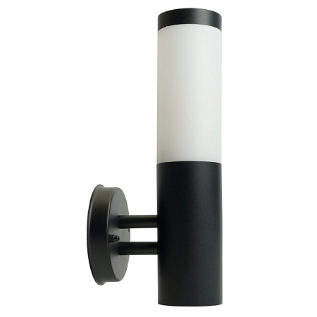 Светильник садово-парковый Feron DH041-B, Техно на стену вверх, 18W E27 230V, черный - фото