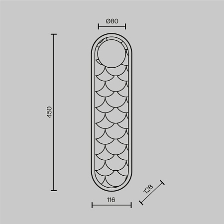 Настенный светильник (бра) Maytoni MOD473WL-L25BSK - фото