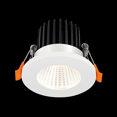 Св-к встр. Белый LED 1*10W 4000K 900Lm Ra>90 38° IP20 D80xH60 170-240V ST704.548.10 - фото