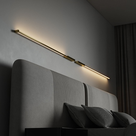 Светильник настенный светодиодный Alto LED 3000K латунь 40133/LED Elektrostandard - фото