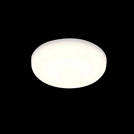 Св-к встр. Белый LED 1*16W 3000K 1 380Lm Ra80 180° IP44 D120xH20 85-265V ST700.538.16 - фото