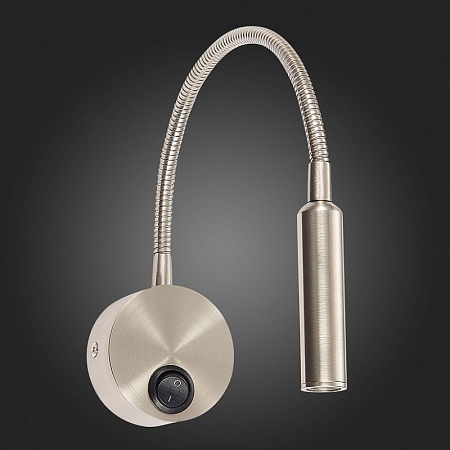 Светильник настенный ST-Luce Никель/Никель LED 1*3W 3000K ST653.131.01 - фото