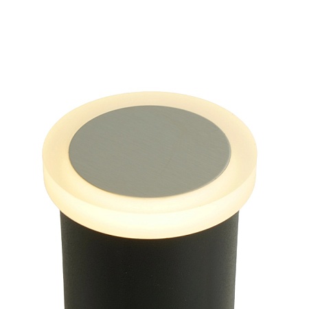 Светодиодный светильник Feron LN010 встраиваемый 1W 3000K, IP67, белый матовый/хром - фото