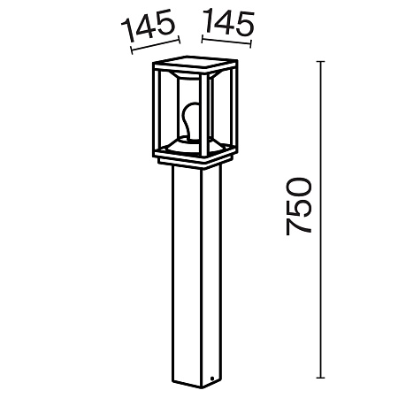 Ландшафтный светильник Outdoor O452FL-01GF2 - фото