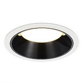 Св-к встр. Черный LED 1*12W 3000K 1 080Lm Ra80 120° IP20 D105xH50 100-240V ST755.438.12