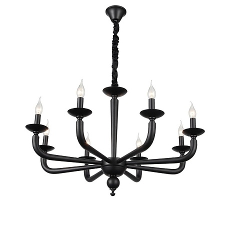 Люстра подвесная ST-Luce Черный E14 8*40W SL1114.403.08 - фото