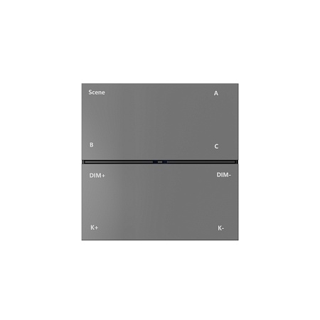 DK7201-DG Накладная настенная панель управления для светильников Air 3000-5000K, серия Control, IP20, CR2032 3V x 2, темно-серый, пластик - фото