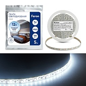 Светодиодная LED лента Feron LS612, 120SMD(2835)/m 9.6W/m 12V 5m 6500К