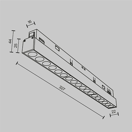 Трековый светильник Technical Points  TR031-2-18W2.7K-B - фото