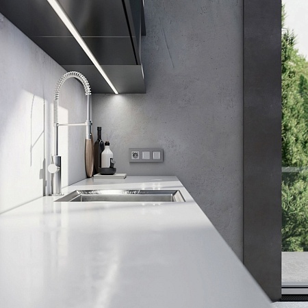 W0032965/ Рамка на 3 поста Slab (серебро матовый) W0032965 - фото